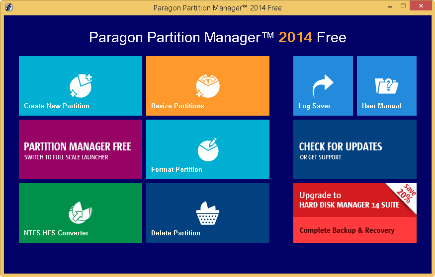Portable Apps Partition Manager
